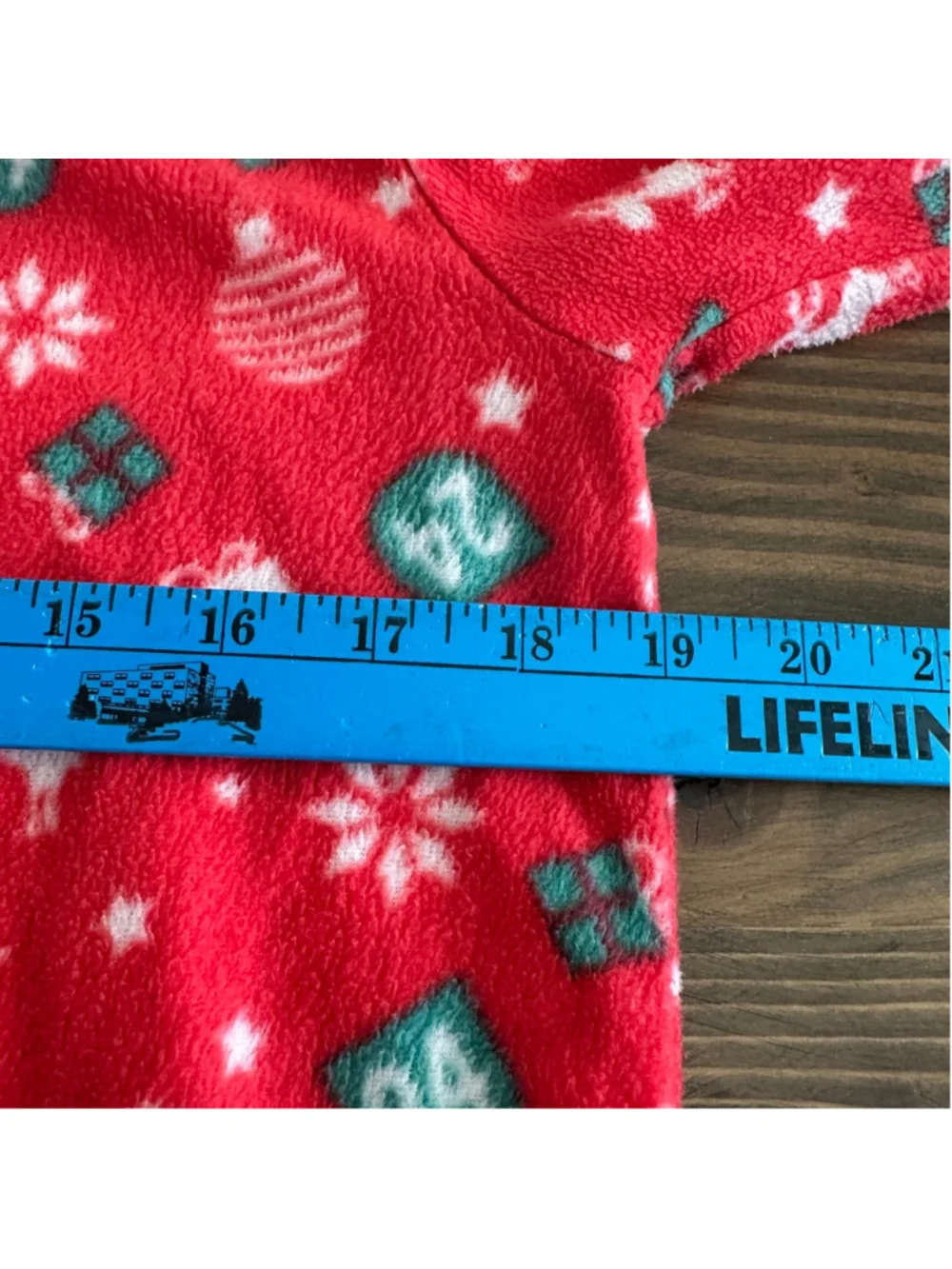 Girls Esmara Christmas One-Piece Pajamas M 8/10 Red Snowflakes Reindeer